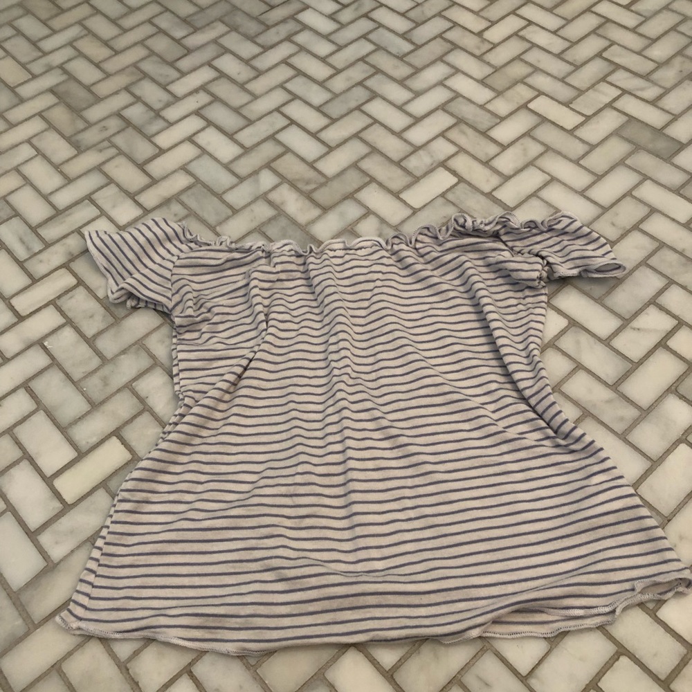 Cropped brandy Melville off the shoulder top